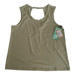 NWT Title Nine Wanderer Tank Top Scoop Back Tank Green Dri Release Size Small